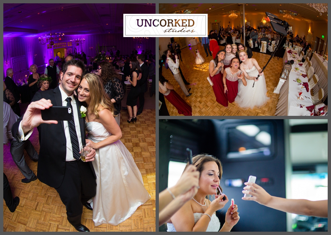 Leave the cell phones to the ones that have purses and pockets - your job today is to get married!!!
